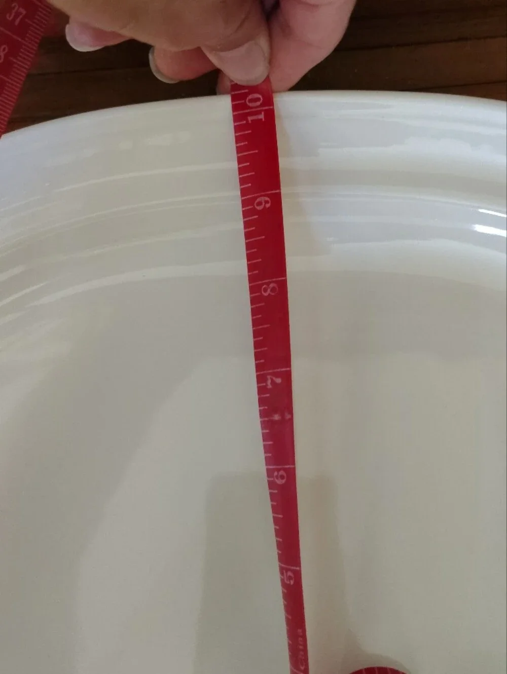 White Pflaltzgraff Ceramic Oval Serving Platter